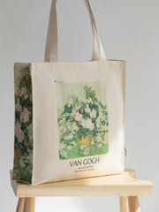 Van Gogh "White Rose" - Tote Bag